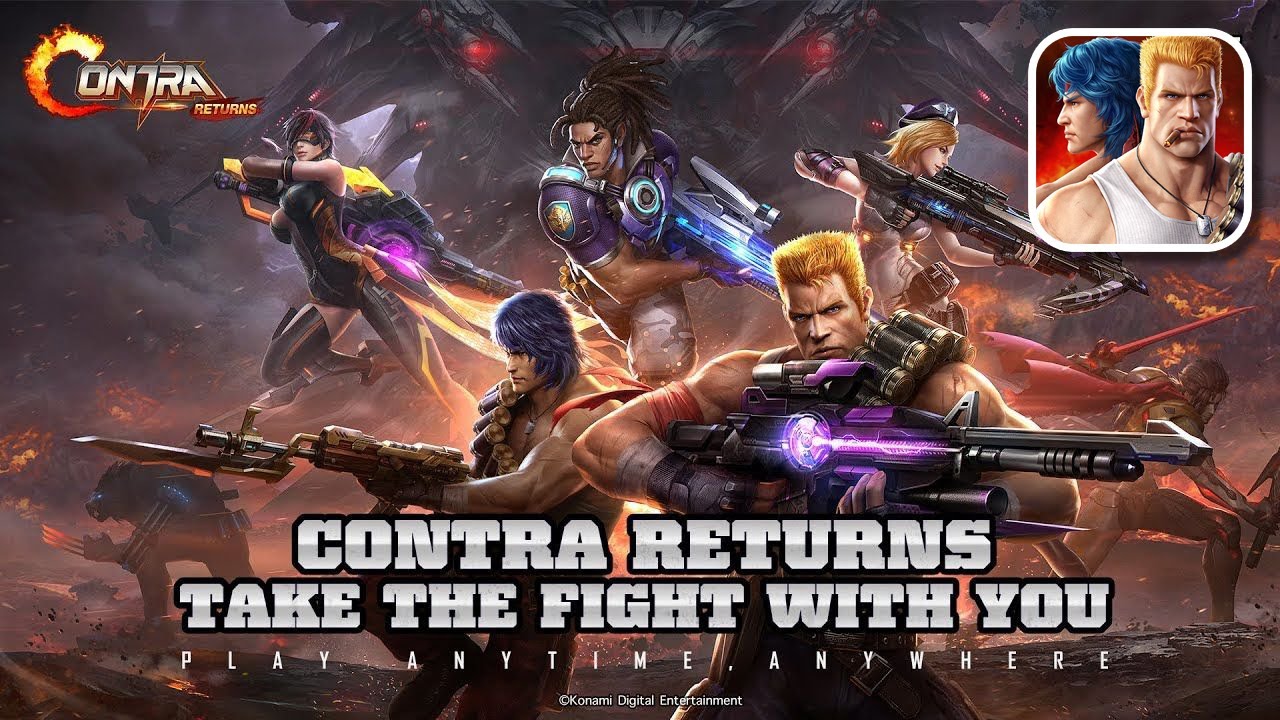 Contra Returns - iOS / Android GLOBAL (US) Release Gameplay