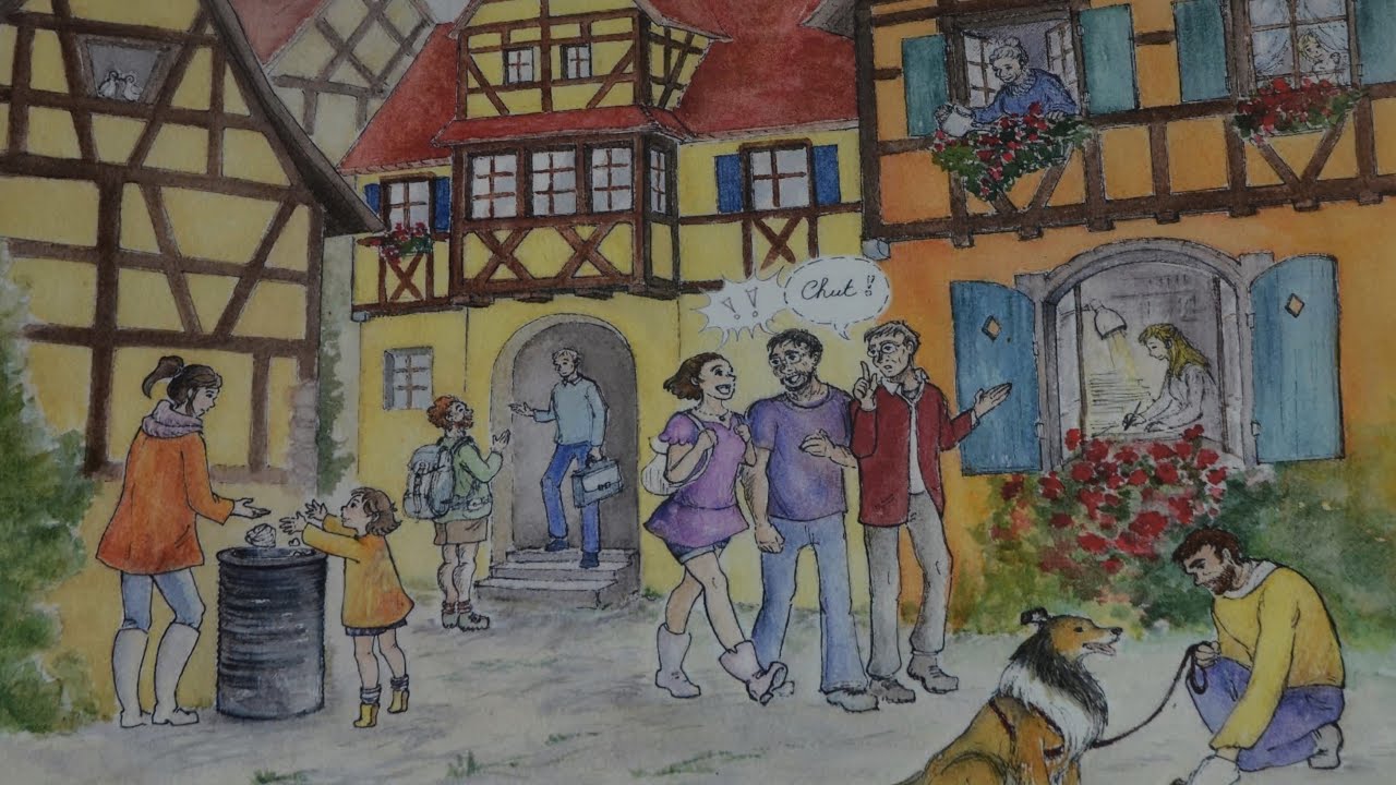 Villages d'Alsace en camping car