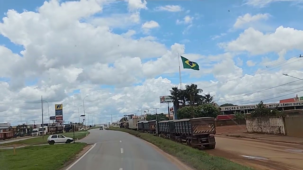 Passando por Sorriso no Mato Grosso.