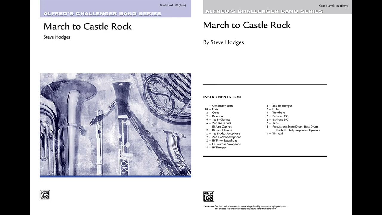 March to Castle Rock, by Steve Hodges – Score & Sound