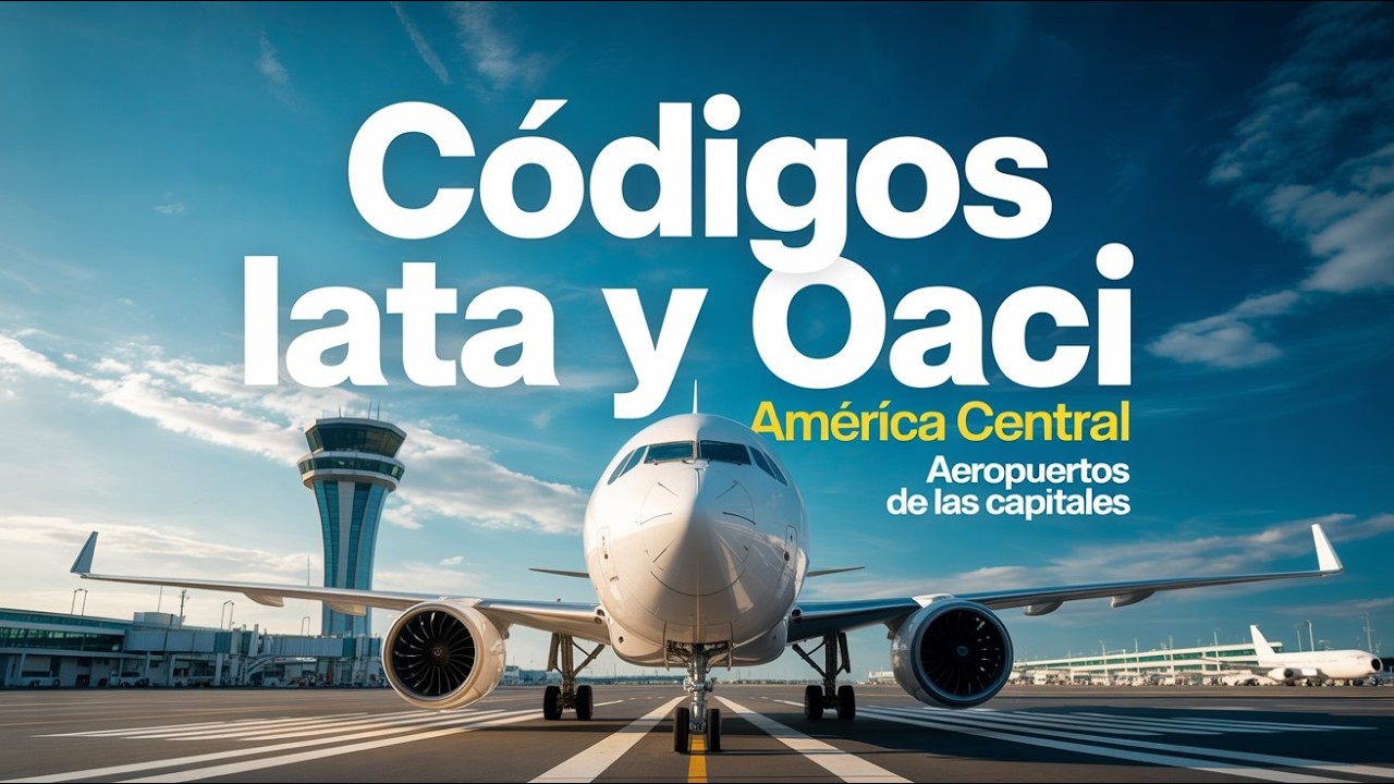 Códigos IATA y OACI de América Central | Aeropuertos de las Capitales ✈️