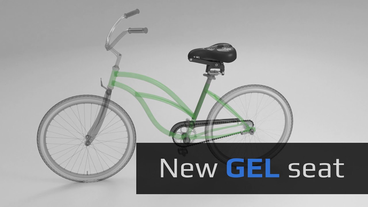 Seatylock Gel folding bicycle lock seat