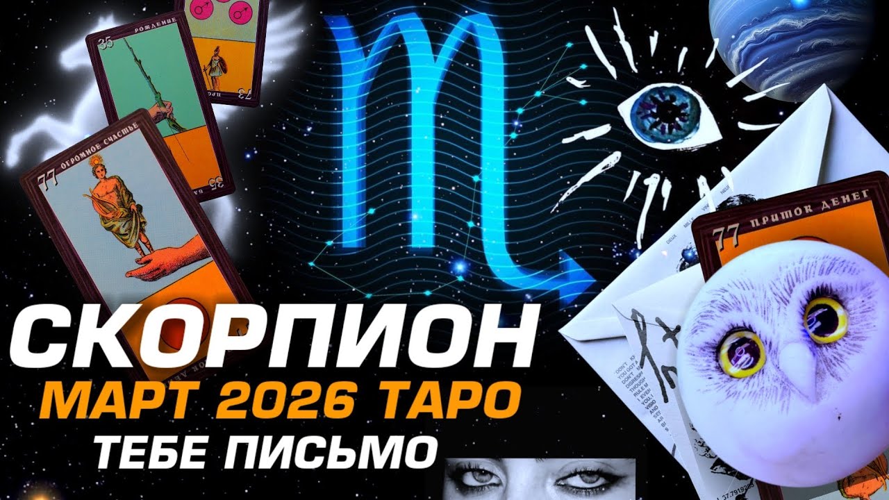 СКОРПИОН 🌟 МАРТ 2026🌟 ТВОЁ ПРЕДСКАЗАНИЕ ТАРО НА МЕСЯЦ 