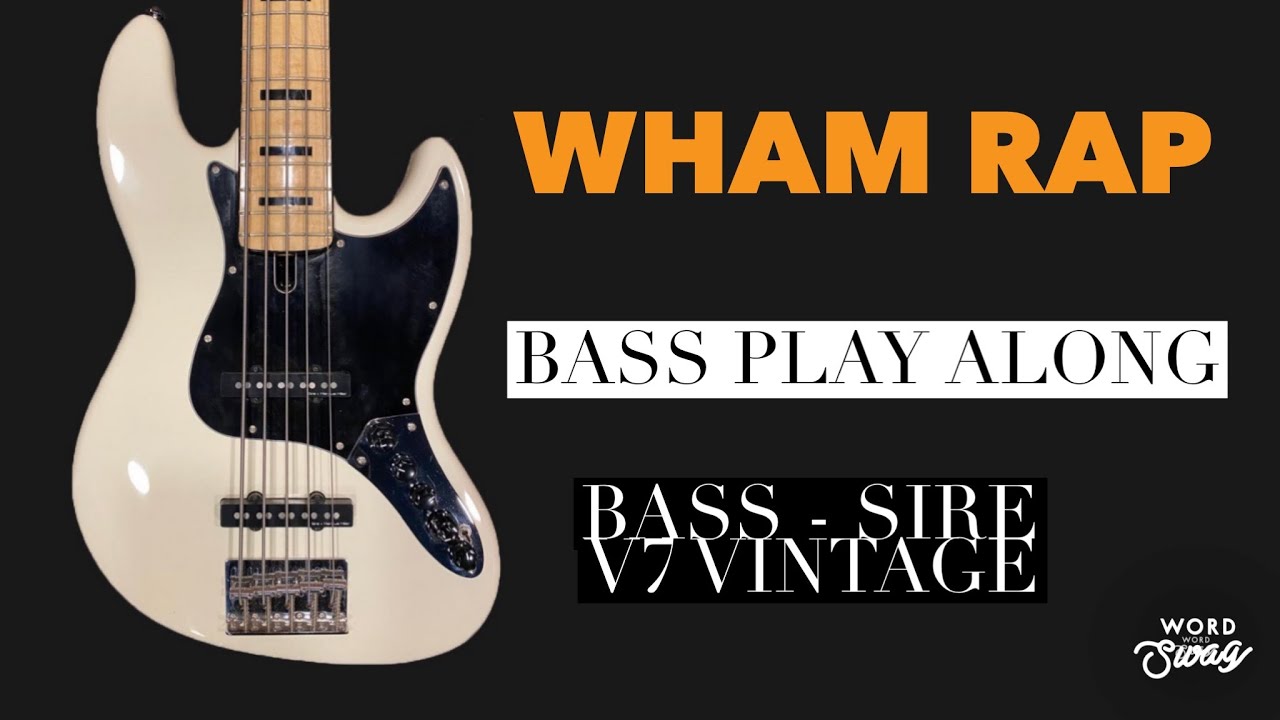 WHAM RAP | Wham! | Bass Cover (Notation & TAB available in link)