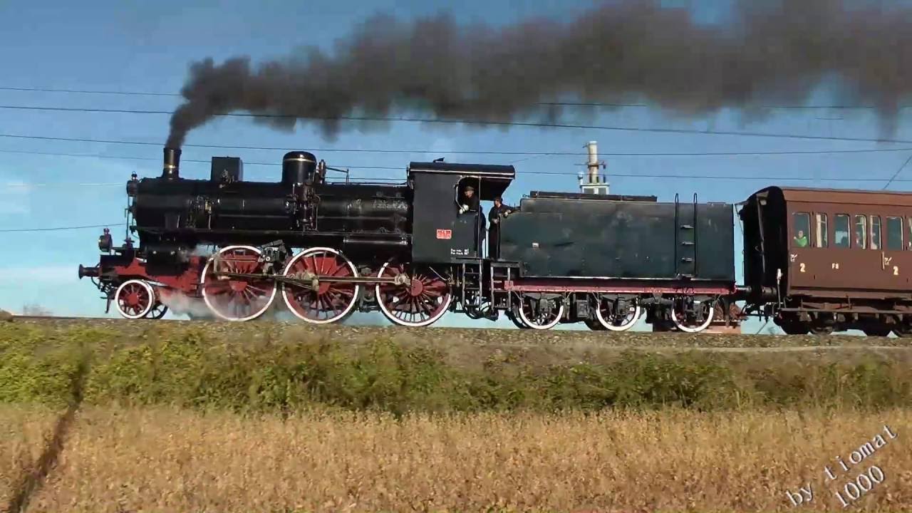 Treno a vapore Torino Cuneo con la GR 640 143 del 16 ottobre 2016