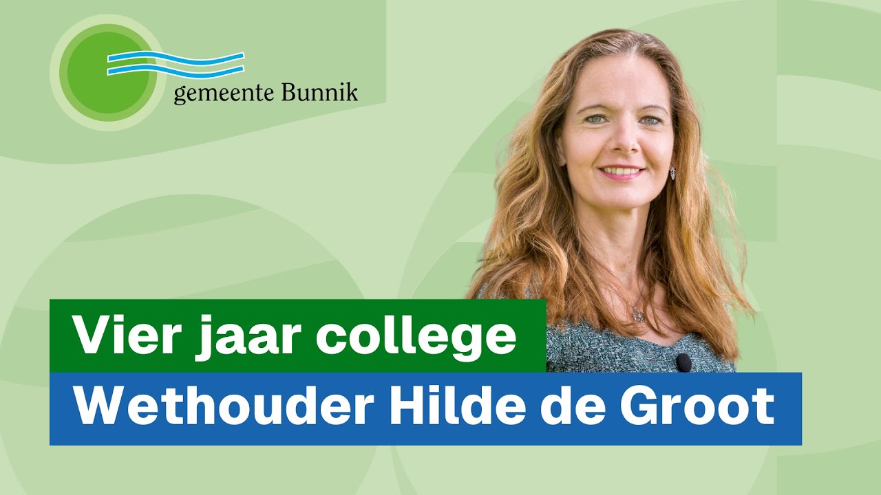 Vier jaar college: wethouder Hilde de Groot | Gemeente Bunnik