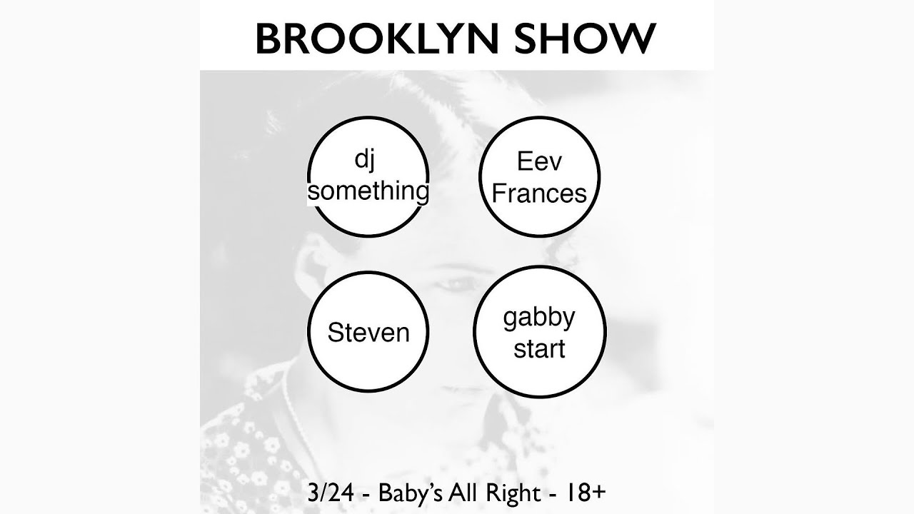 gabby start live at baby's all right | 03.24.2025