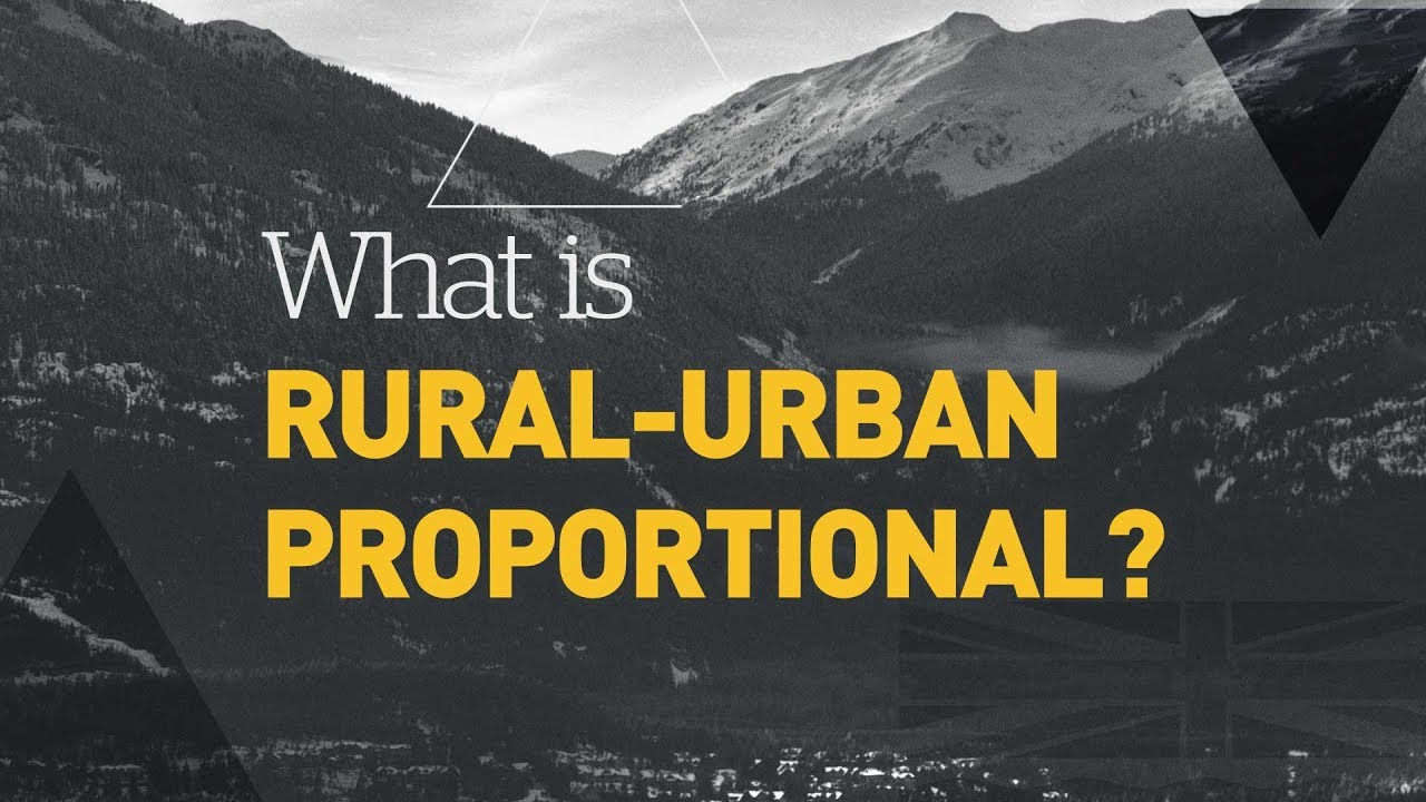 What is rural-urban proportional?