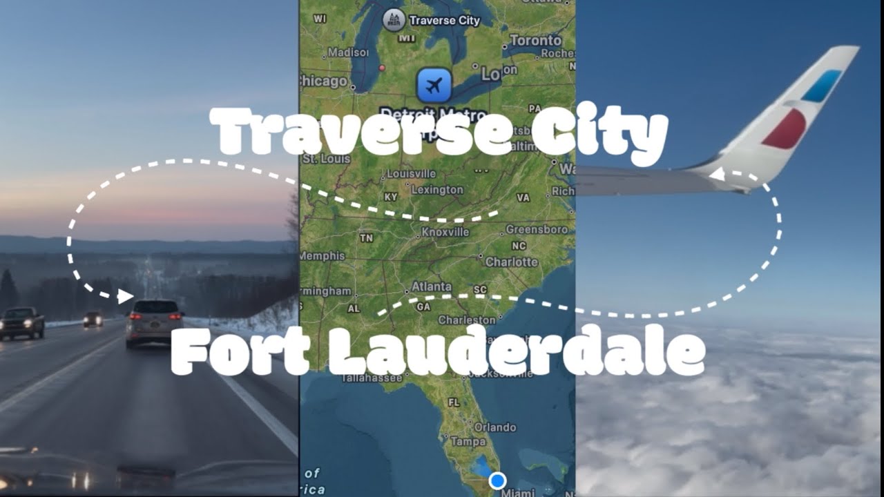 Travel Day: Plane and Road Trip from Traverse City to Fort Lauderdale
