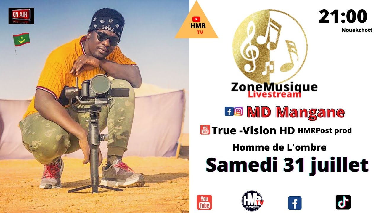 Zonemusique Livestream# @MD Mangane #True vision Hd #HMR