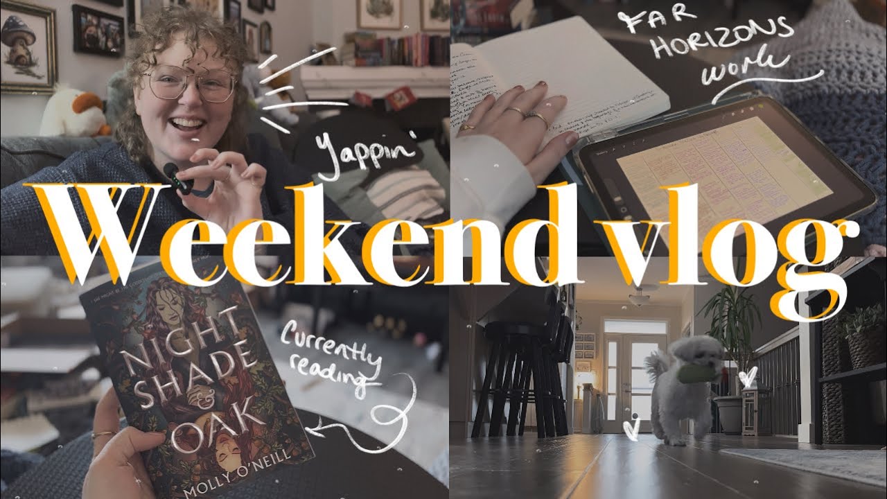 FINDING MY CREATIVITY & WORKING ON FAR HORIZONS || a weekend vlog