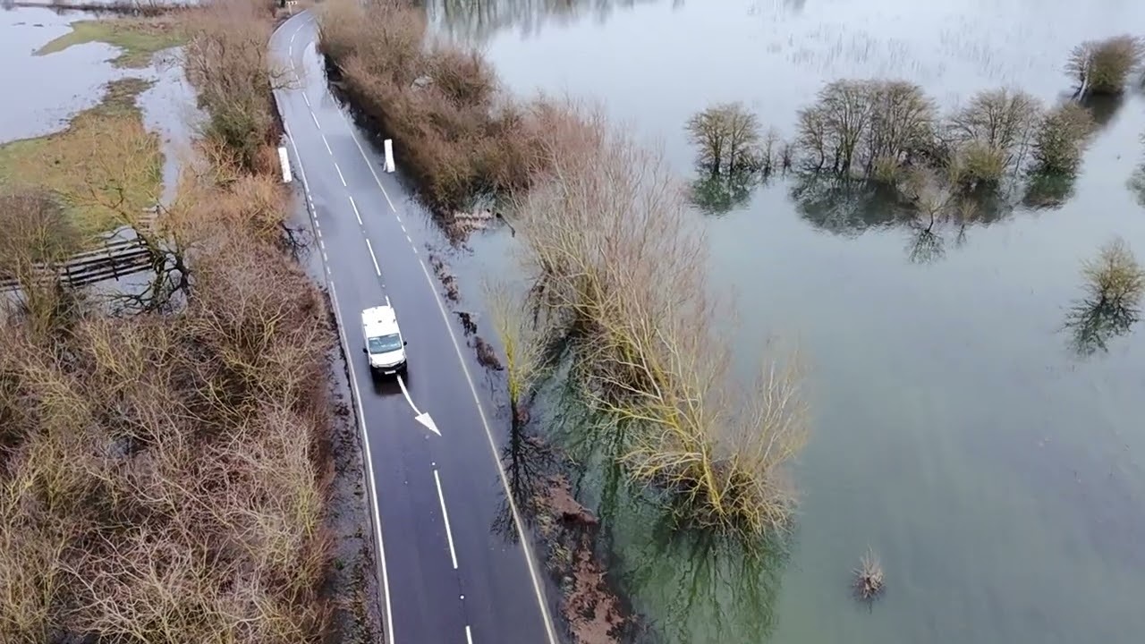 Welney Wash road