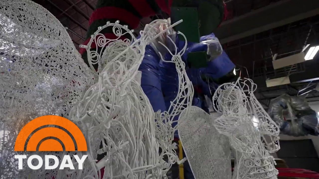 Go inside the holiday warehouse behind iconic Christmas displays