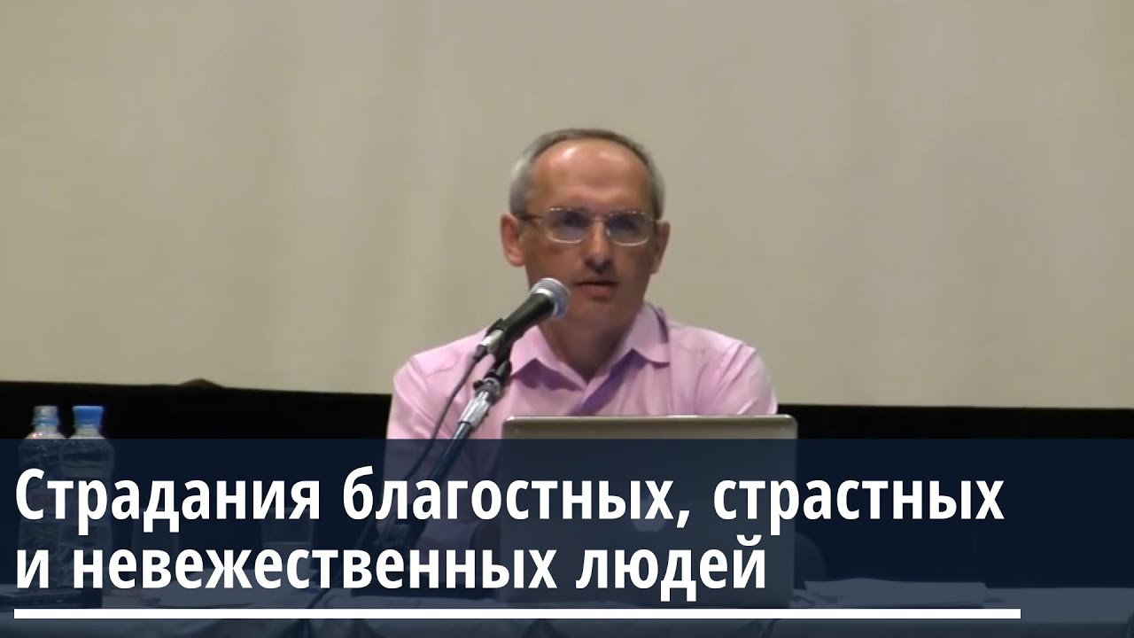 Торсунов О.Г.  Страдания благостных  страстных и невежественных людей