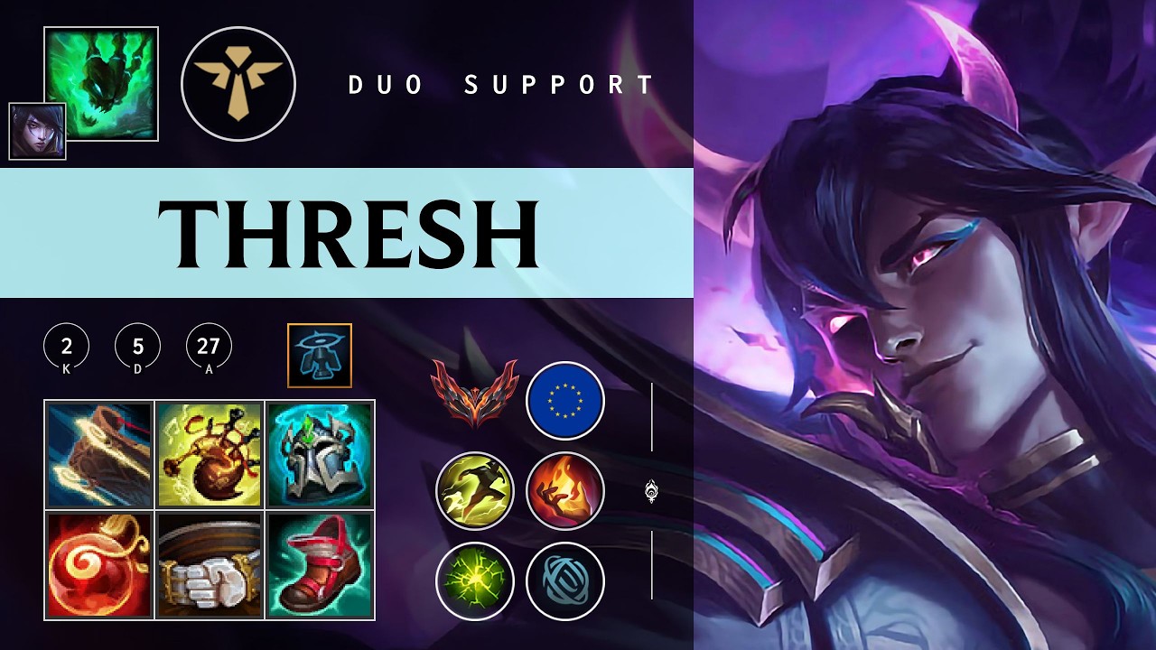 Thresh Support vs Rengar - EUW Grandmaster Patch 26.03