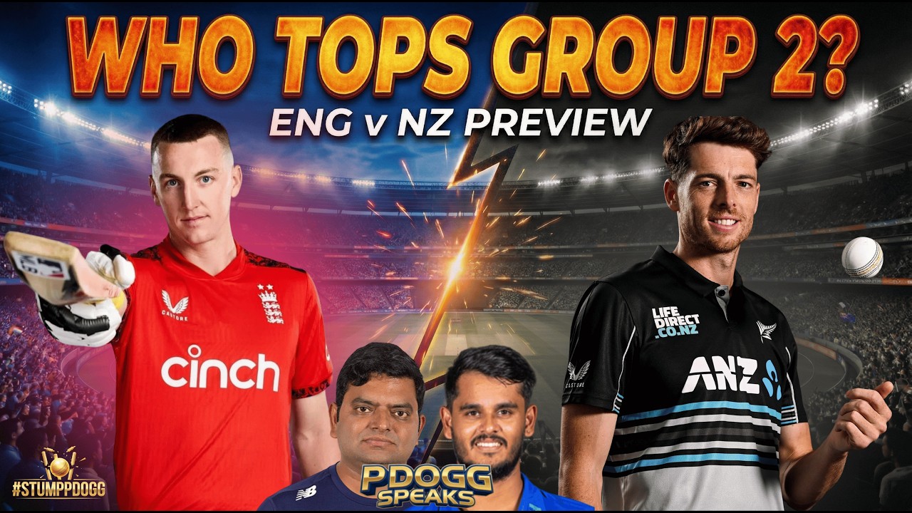 Can The Blackcaps Stop England's Firepower? | NZ V ENG Match Preview | T20 World Cup | Pdoggspeaks