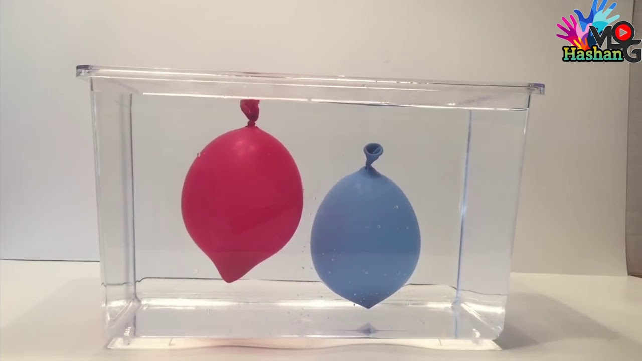 Hot water less dense then cold water experiment