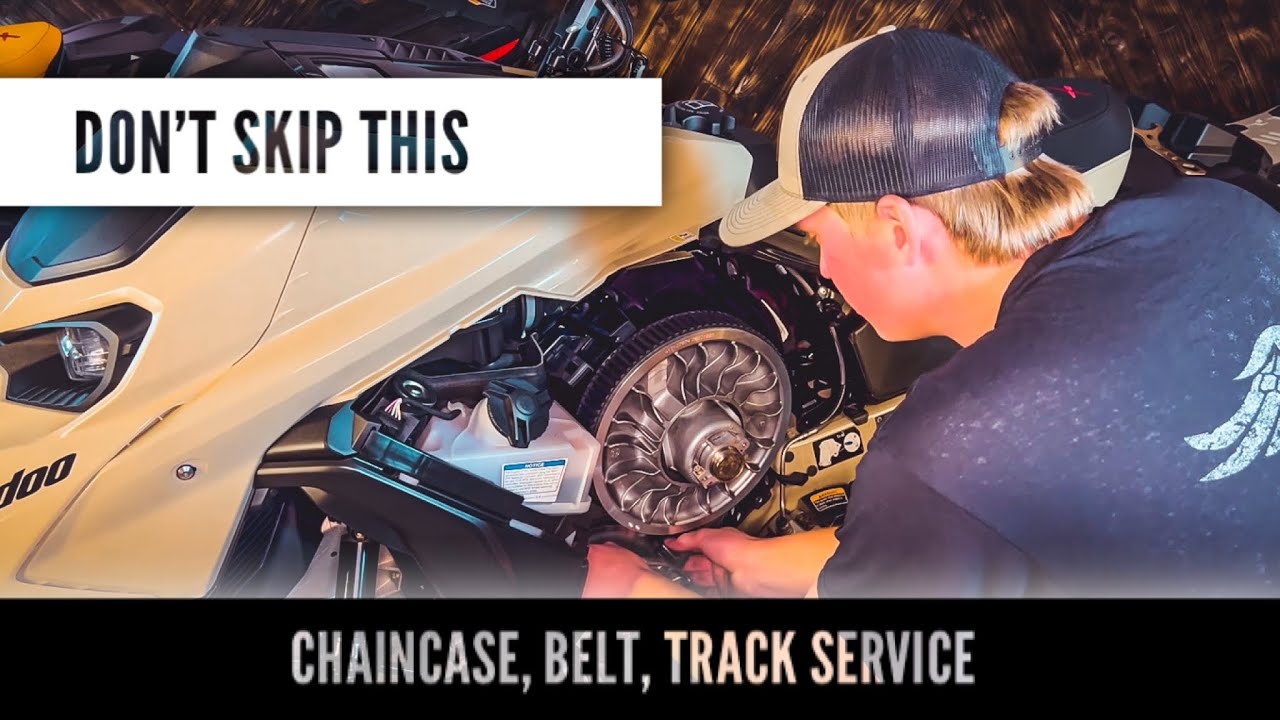 How to Set Up Your Ski-Doo Summit 850 for Winter | Belt Change, Chaincase Oil, and Track Tension