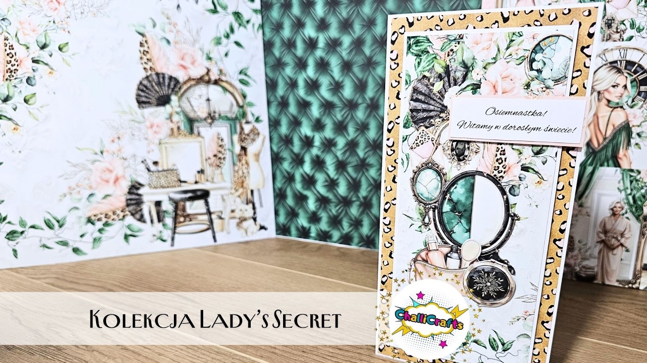 Szybka inspiracja na kartkę dla kobiety | Scrapbooking | @mintaypapers  Cottage Heart |