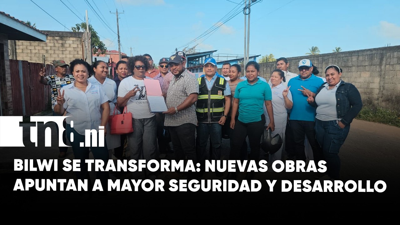 Caminos de victoria: Calles nuevas y drenaje pluvial modernizan el centro de Bilwi