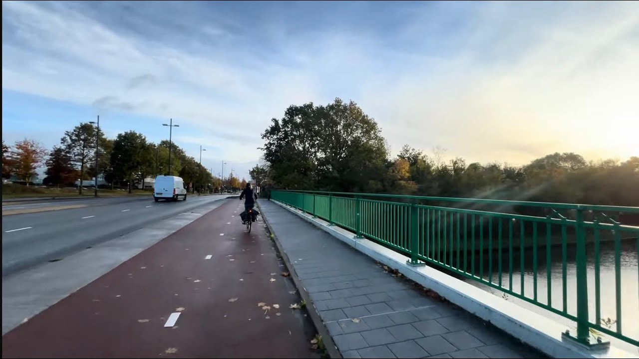 Morning 4K Ride After the Rain in Eindhoven 🌦️🚴‍♂️ | Calm Streets, Fresh Air & Real Sounds 🇳🇱