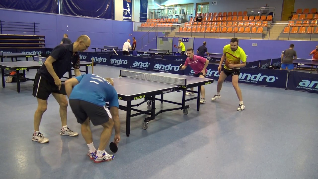 Debel Leszek Kucharski/Michael Lauritsen - Artur Daniel/Dariusz Wycichowski #tabletennis