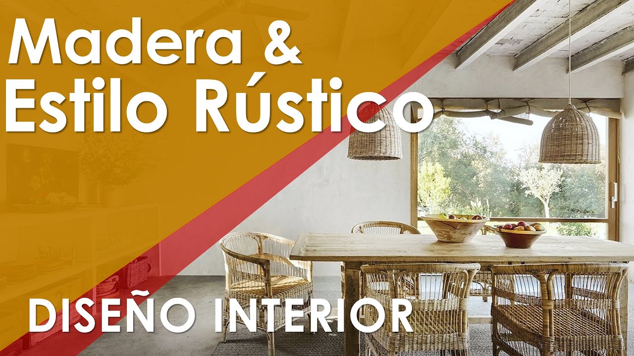 ✔️ 12 MODELOS DE INTERIORES DE CASAS RUSTICAS. Ejemplos de casas estilo rustico con madera.