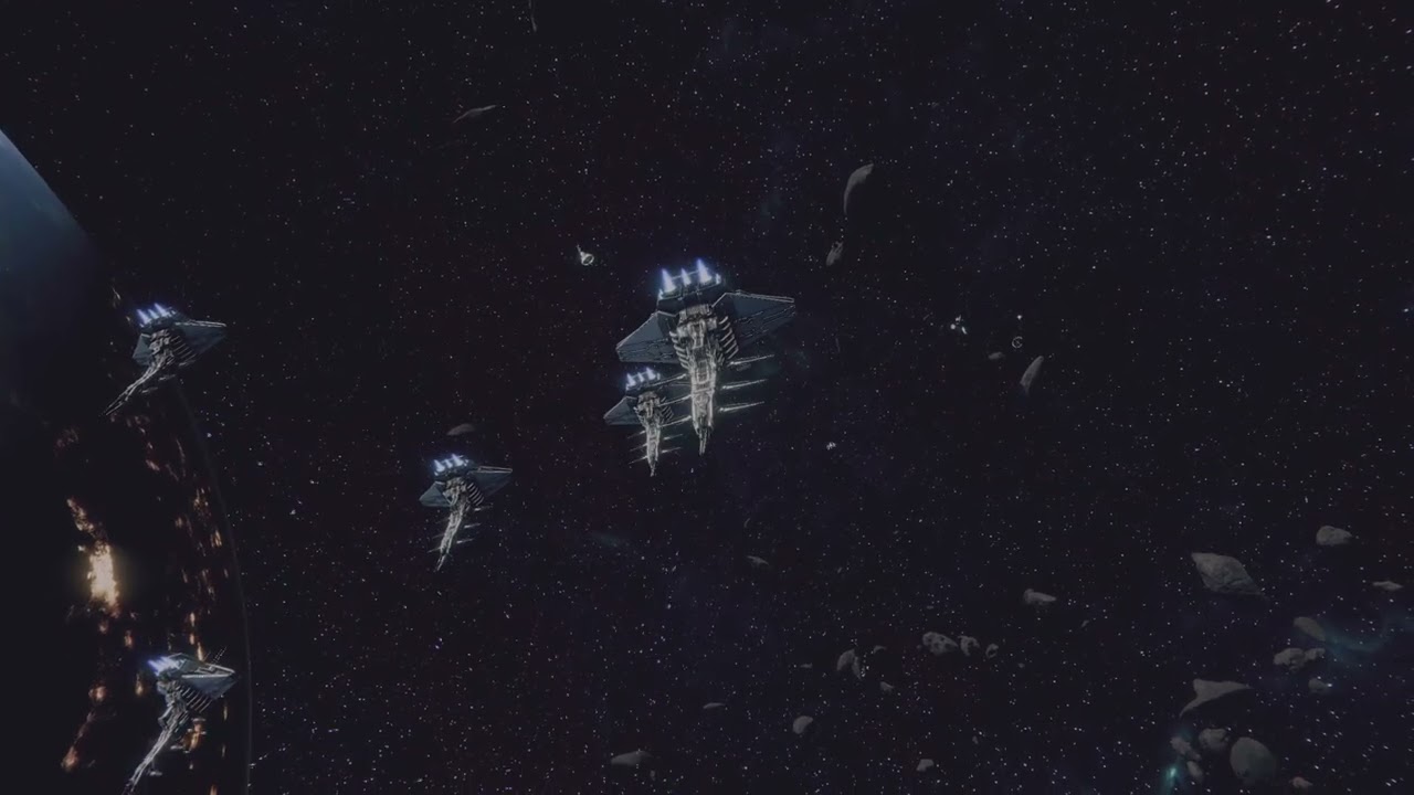 BATTLESTAR GALACTICA Cylon Medusa Armada Vs Cylon Gorgon Carrier Fleet