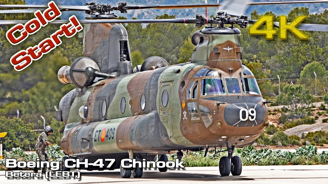 Boeing CH-47D [4K] Chinook (Cold Start & Inside view)!