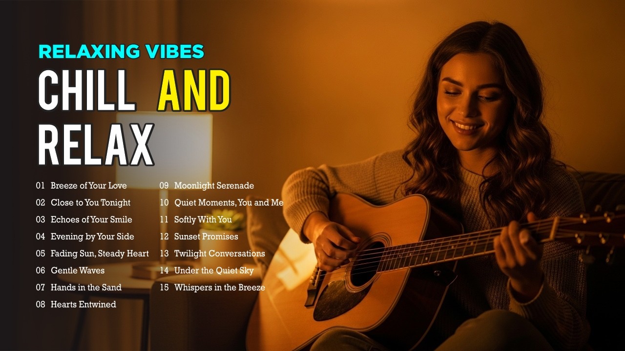 Relaxing Night Music for Sleeping – Acoustic Guitar Love Songs | romantic relaxing music 180326