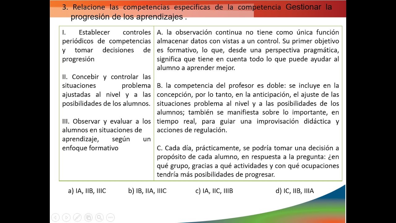 2. diez nuevas competencias para enseñar. Gestionar la progresión de los aprendizajes.