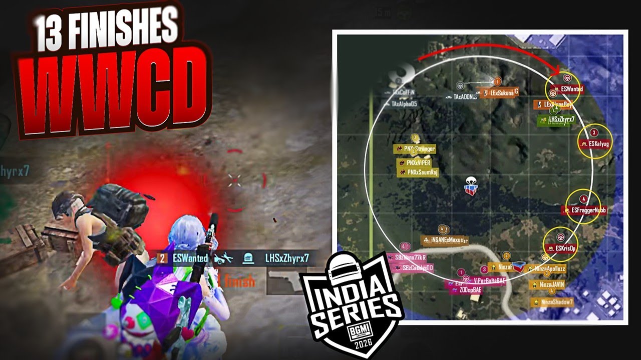 13 Finishes WWCD in BGIS The Grind 🧿🔥 | Perfect Split and Rotations | IGL POV 🙌🏻