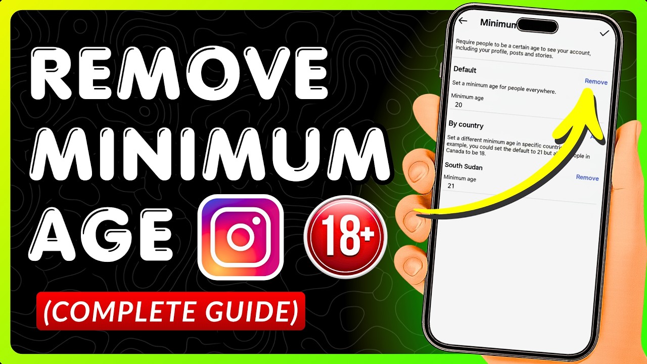 How To Remove Minimum Age Restrictions on Instagram (2026 Full Guide)