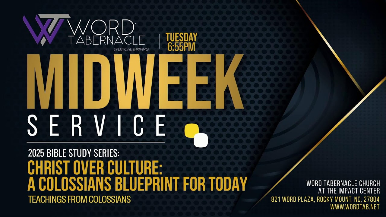 Tuesday Midweek Service // 06/03/2025 // Word Tabernacle Church