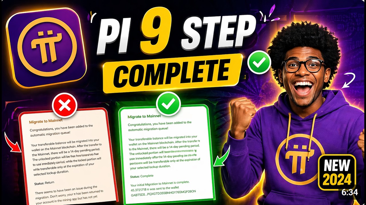 Pi Network Migrate To Mainnet Solution Bangla | Pi 9 Step Completed Tips | Pi New Update