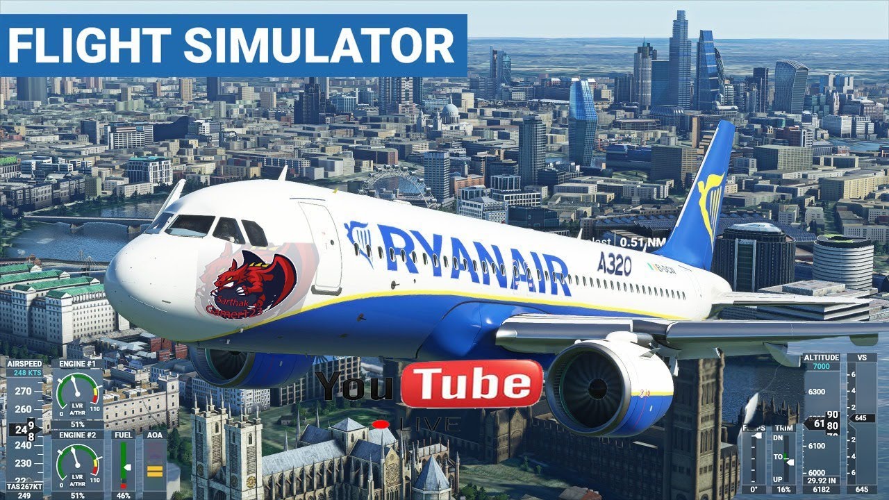 #MicrosoftFlightSimulato #AirbusA320neo [MSFS] London Heathrow to Paris Charles de Gaulle