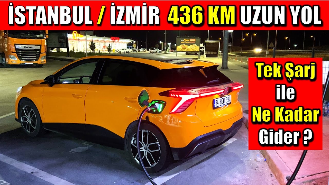 2023 MG4 Luxury UZUN MENZİL - 90 Km/s Hız ile MENZİL Testi (Elektrikli Araba)