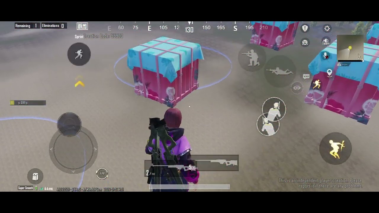 55903 Bgmi Wow Map Gameplay || Tips And Tricks || 55903 BGMI WOW MAP