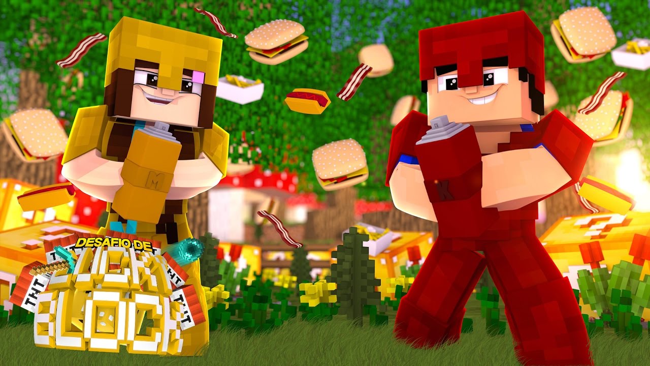 VOCÊ GOSTA DE KETCHUP OU MOSTARDA? - Desafio de Lucky Block