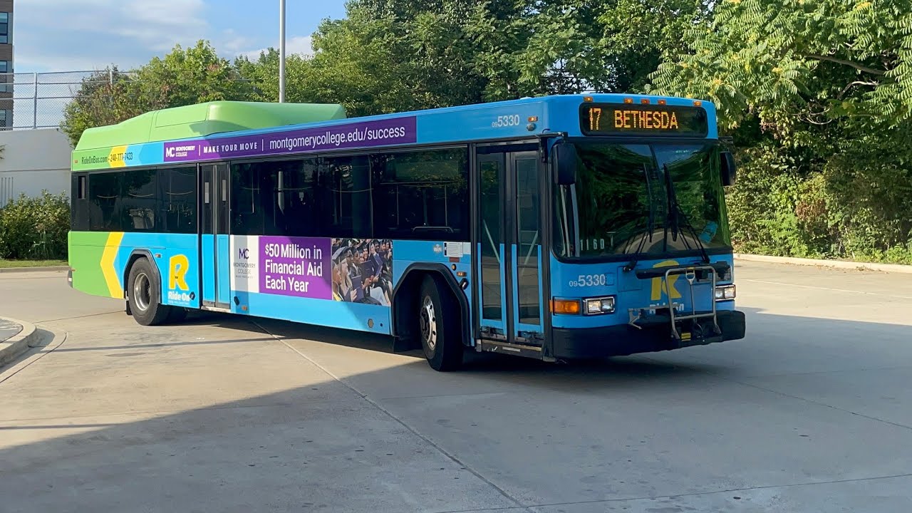 Montgomery County Transit Ride On 2009 Gillig Low Floor Advantage Hybrid #5330 on Route 47