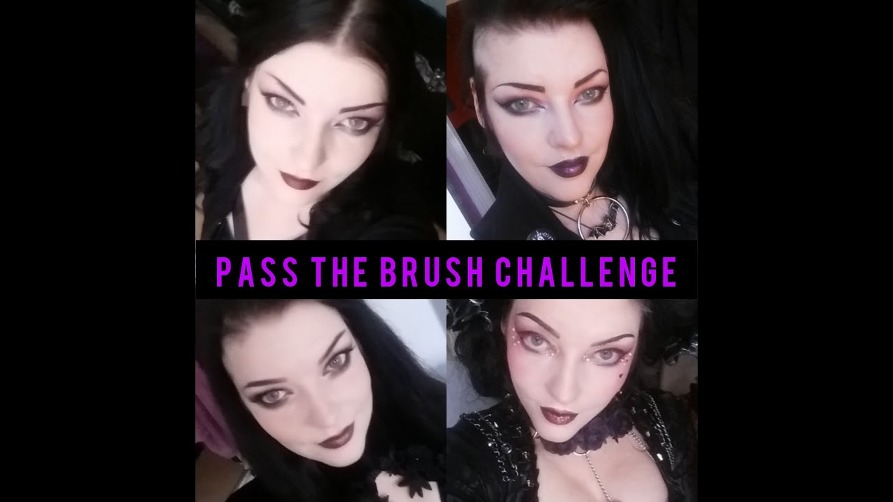 Pass The Brush - Goth- Gatto Edition  #PASSTHEBRUSHCHALLENGE