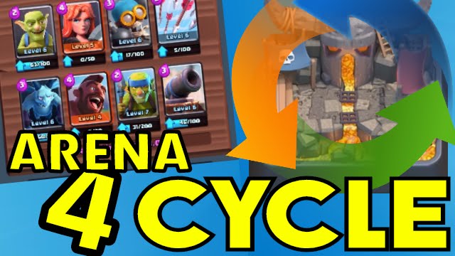 BEST ARENA 4 DECK Clash Royale | HOG CYCLE | FAST & POWERFUL Strategy & Tips