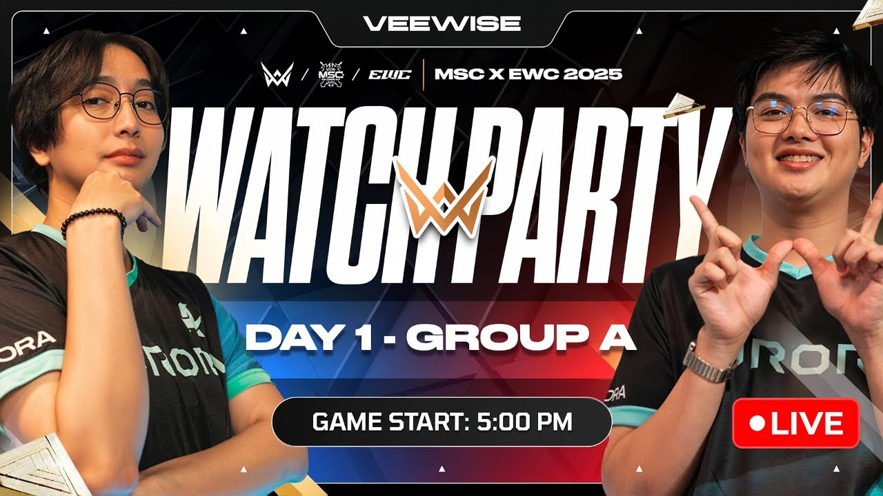 MSC GROUPSTAGE DAY 1 2025 - GROUP A