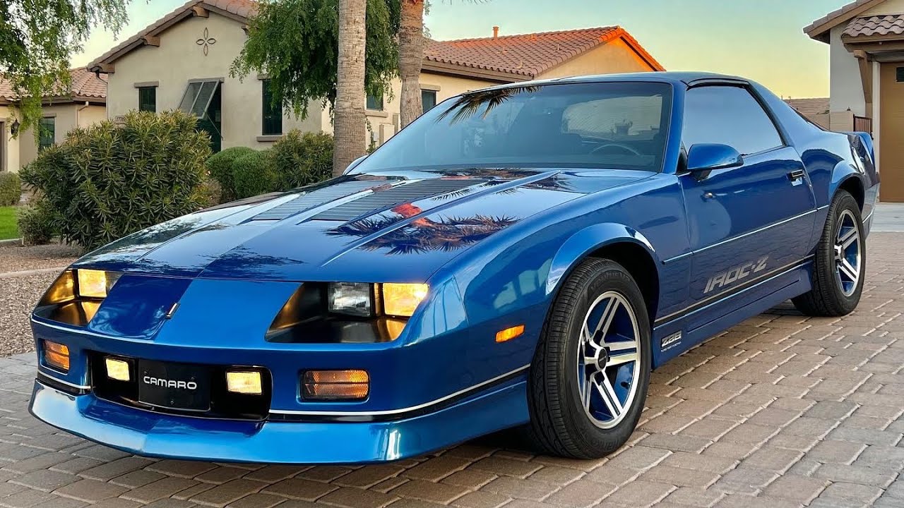 1986 Chevrolet Camaro IROC-Z - driving video for auction
