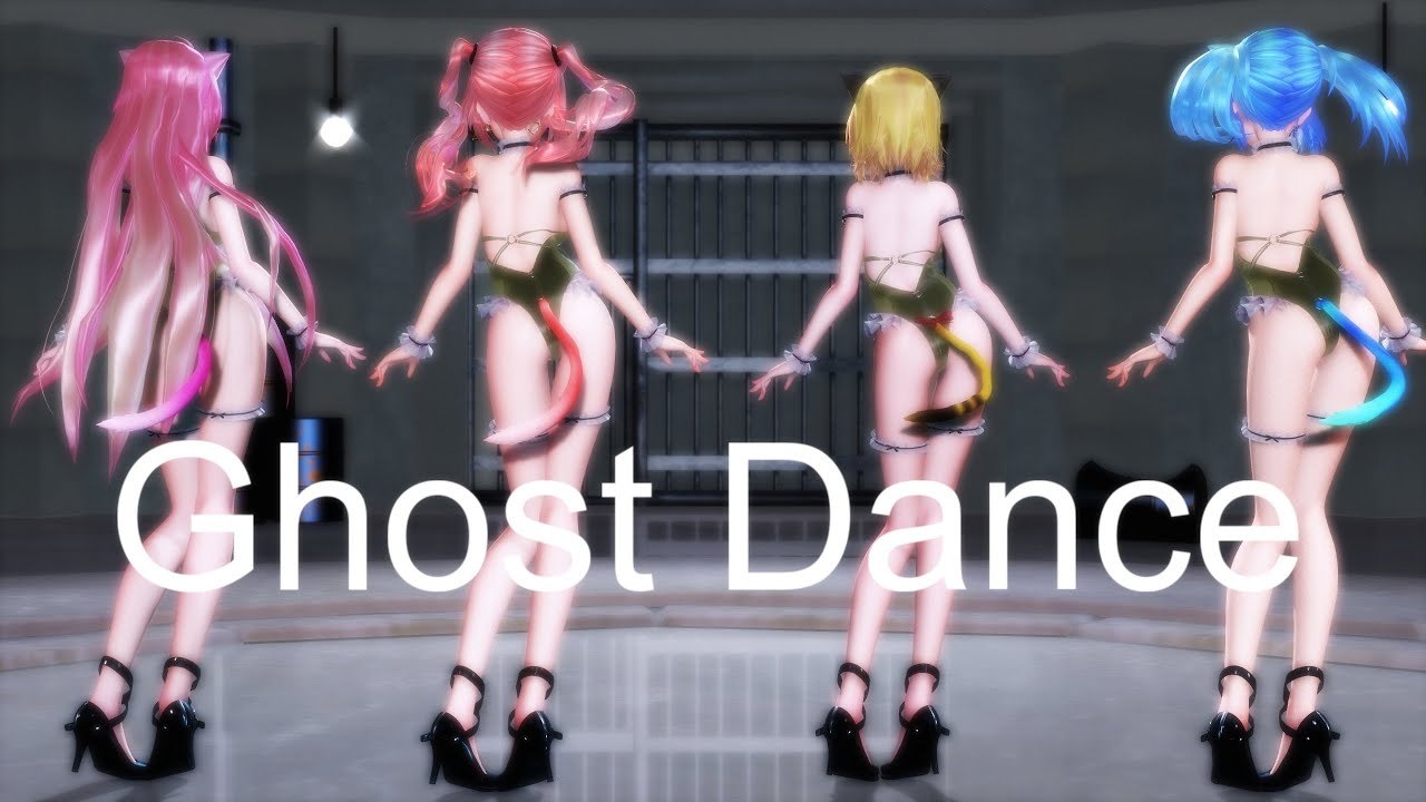 【MMD】Pac-Man CE2 Ghost Dance / Tda式改変猫シスターズ(巡音ルカ 重音テト 初音ミク 鏡音リン)【巡音ルカ誕生祭2025おかわり】【4K】