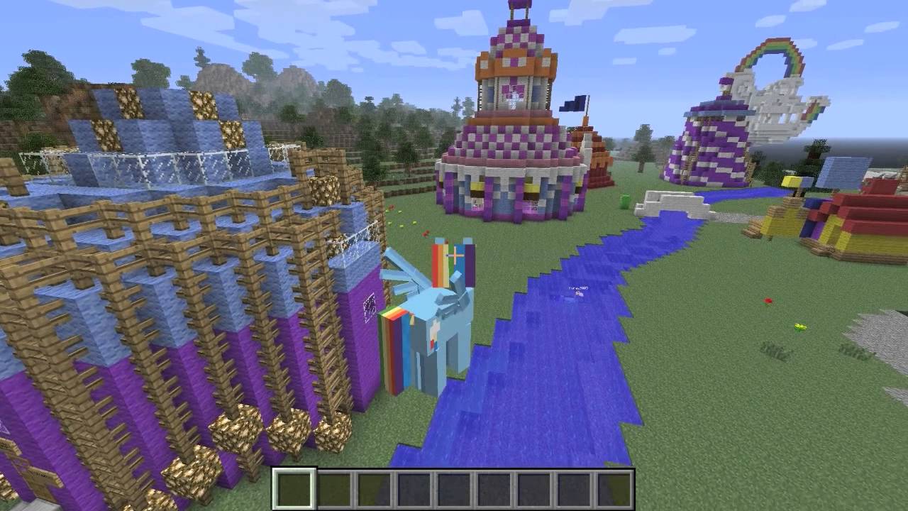 Let's Play - Mine Little Pony Minecraft Mod and Equestria Map !!!