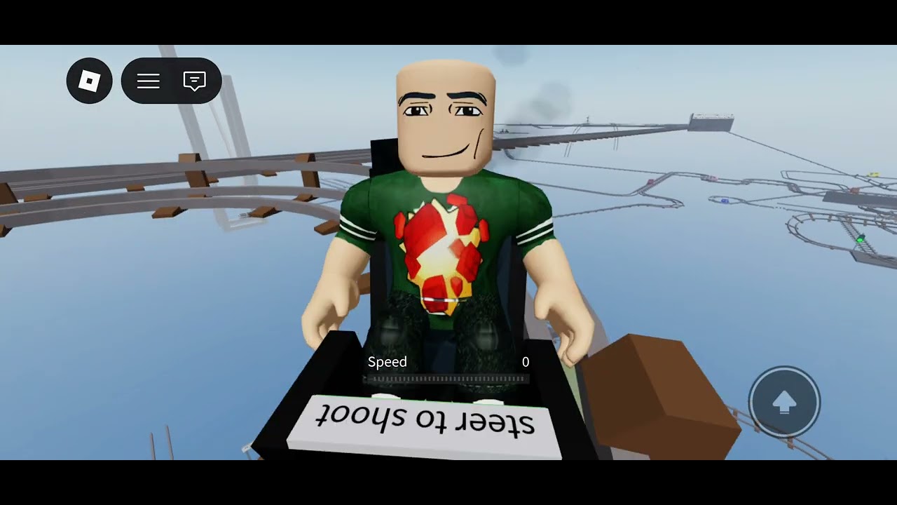 Playing game roblox and map cart ride around nothing   |   almost checkpoint 2   |   part3
