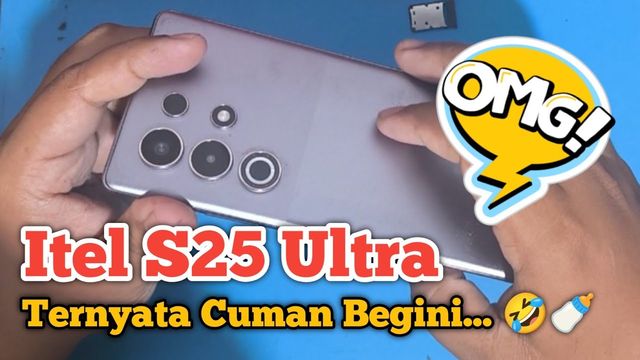 BONGKAR ITEL S25 Ultra !!! HP Layar Lengkung Termurah...!!!