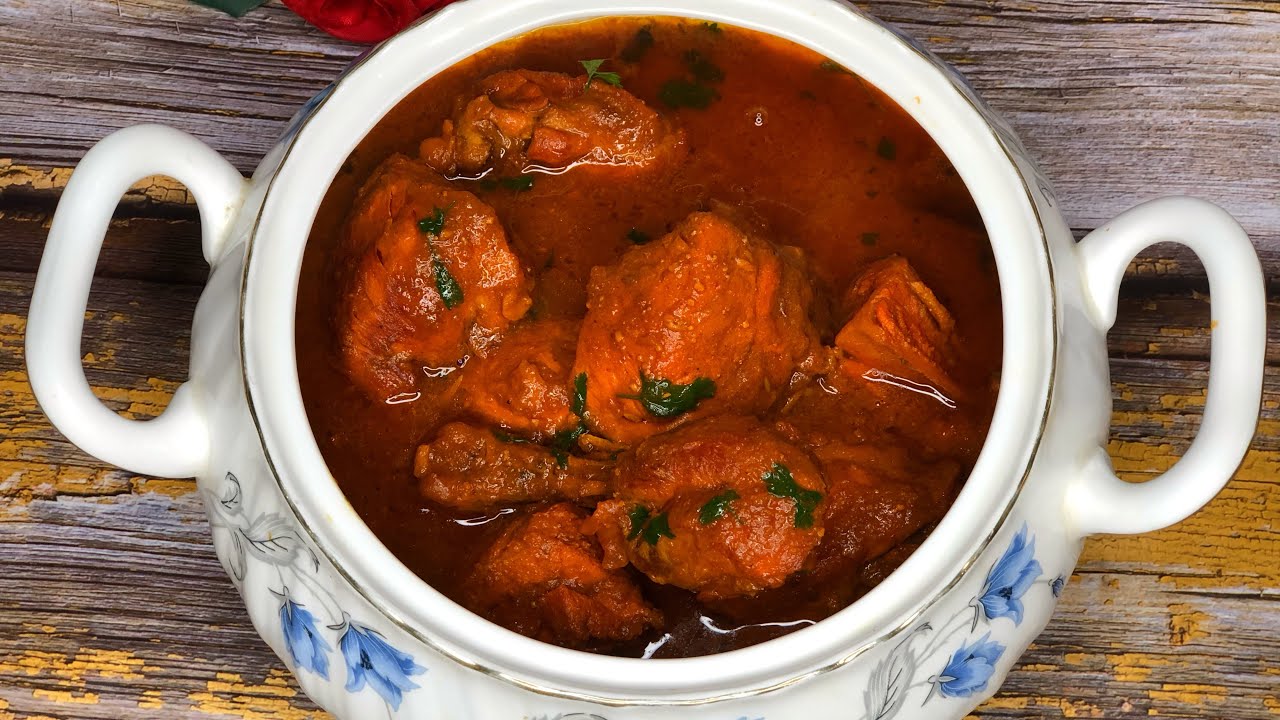 Kashmiri Style Chicken Curry | Gande Kokur | Chicken Aur Piyaz Curry | Kashmiri Zaika