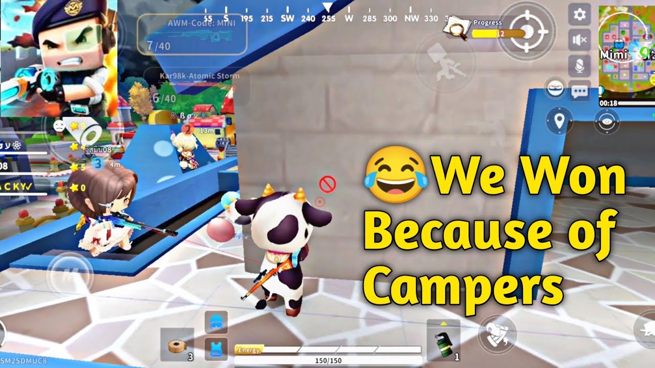 Victory Thanks To Campers! 😂 | Mini World Royale Gameplay